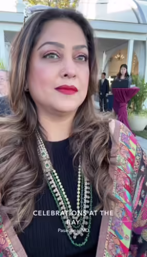 Fazila Qazi Pictures With Husband From New York