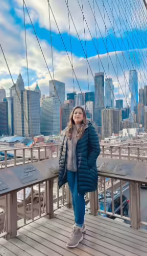Fazila Qazi Pictures With Husband From New York