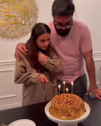 Iqra Aziz And Yasir Hussain Celebrate 4th Anniversary In USA