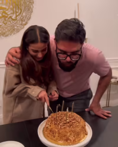 Iqra Aziz And Yasir Hussain Celebrate 4th Anniversary In USA
