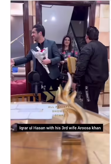 Iqrar ul Hassan And Wife Qurutulain Celebrate 17th Wedding Anniversary