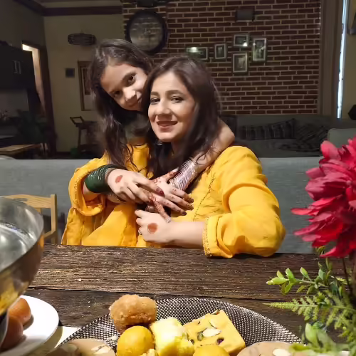 Complete Family Pictures of Sana Fahad and Fahad Mustafa