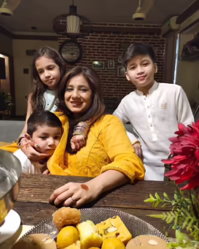 Complete Family Pictures of Sana Fahad and Fahad Mustafa