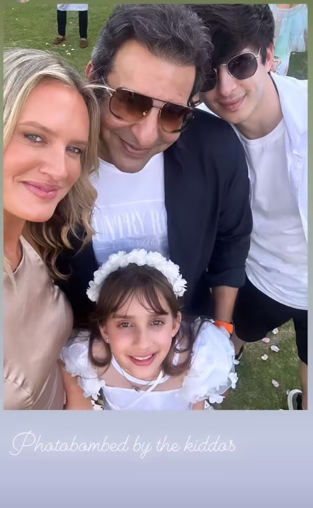 Shaniera Akram Clicks with husband from her Brother Wedding