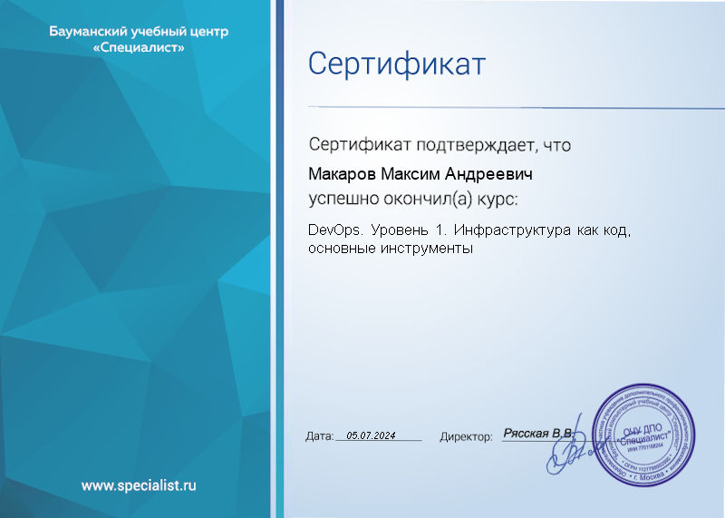DevOps. Уровень 1