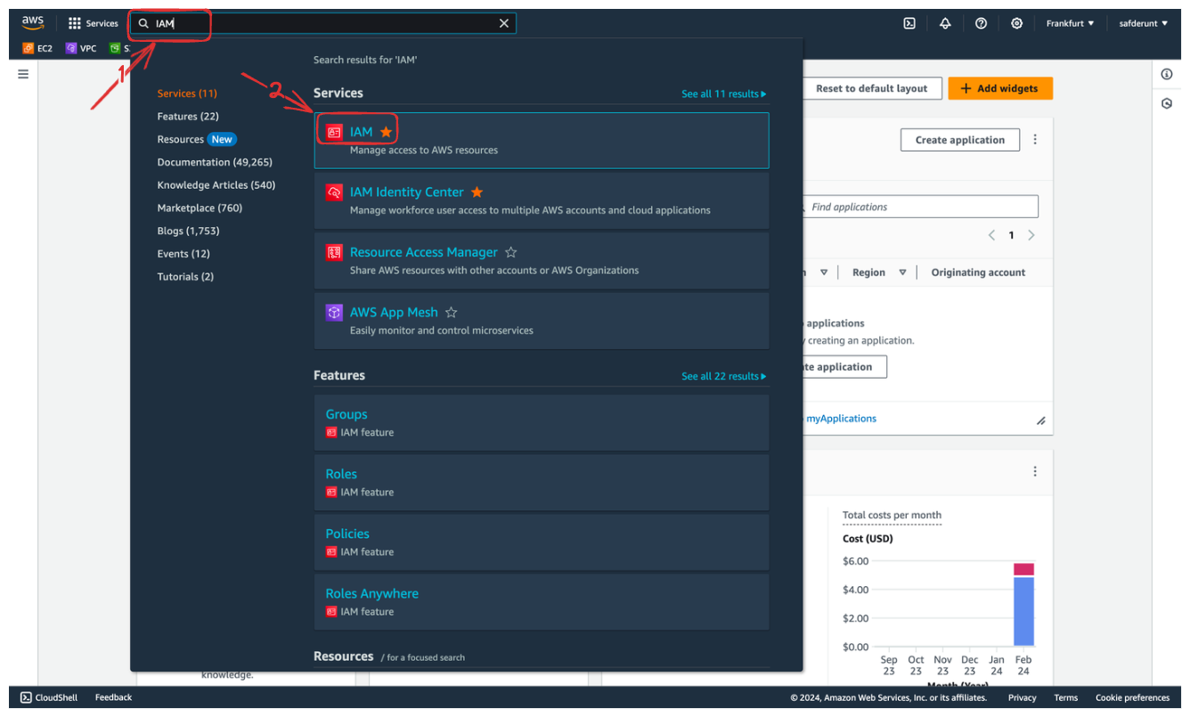 Creating a Service Account on AWS For Terraform