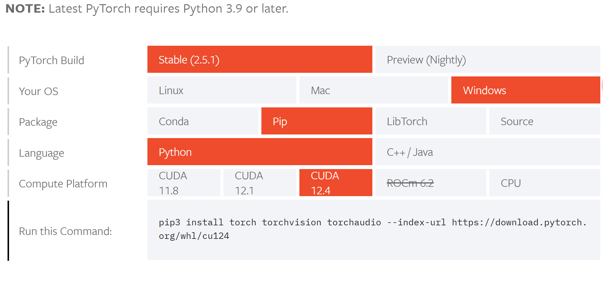 pytorchDownload