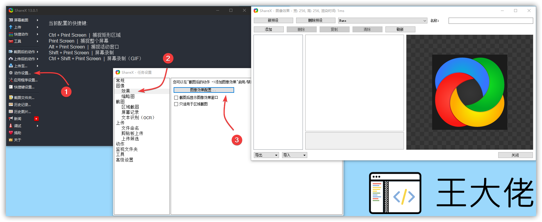 ShareX 一款强大的截图工具,支持水印、GIF、上传等功能-A17资源网