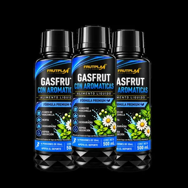 Pack de 3 frascos de GASFRUT