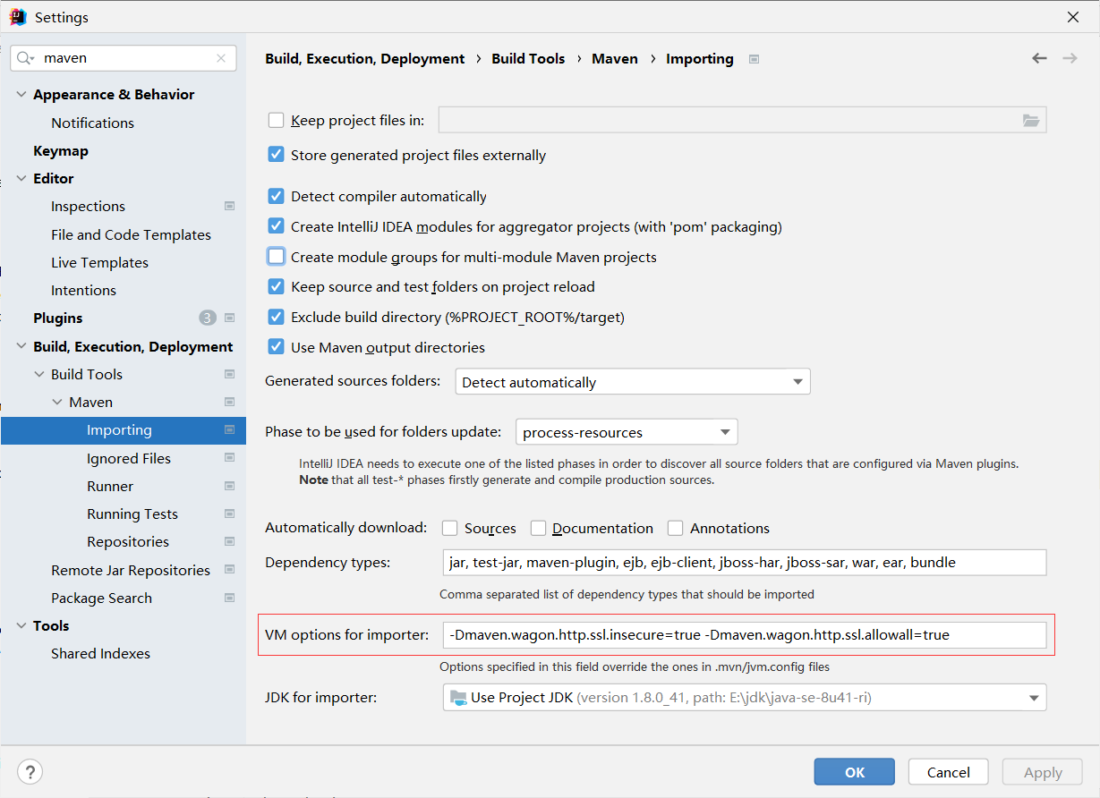 maven-importing-vm-options