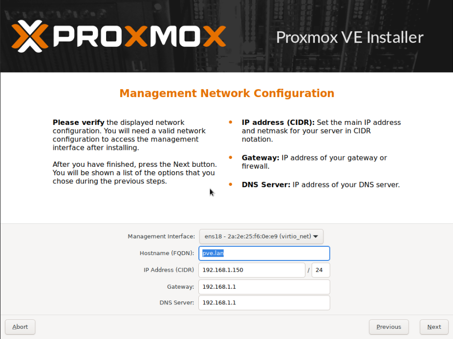 Proxmox_Setup_Ip