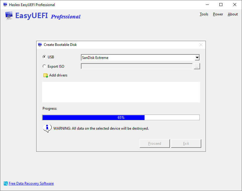 Create Windows PE emergency disk