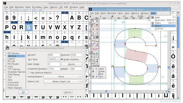 Download Free (libre) font editor for Windows, Mac OS X and GNU+Linux.