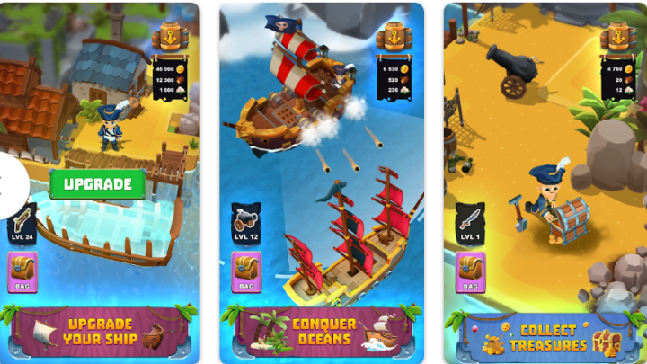Screenshot showing Age of Sails gameplay tips