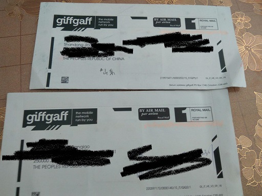 全球免费包邮的英国手机SIM卡GiffGaff