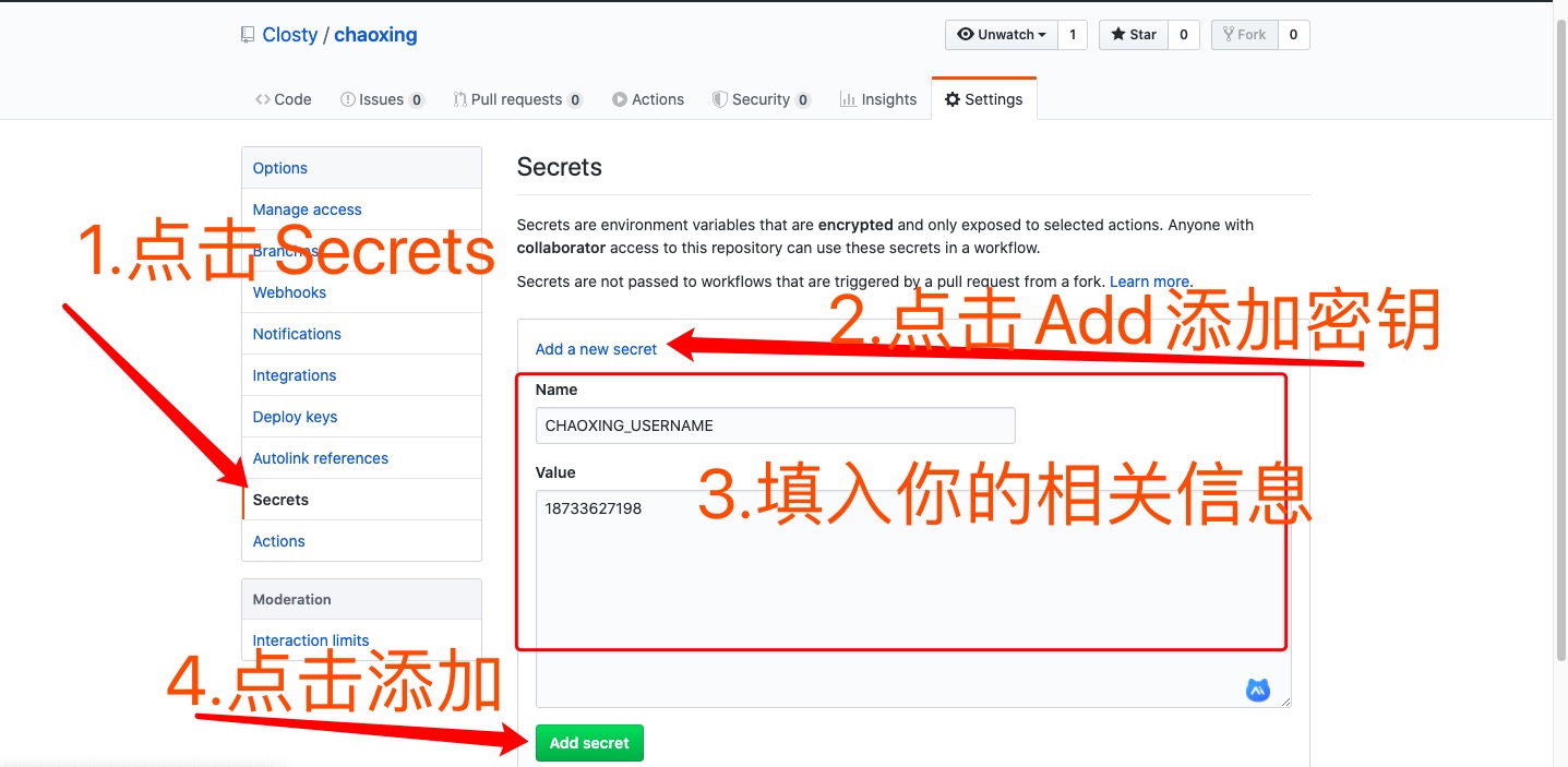Chaoxing Make Github To Help U For Signing On Superstar Xuexitong Every 5 Minutes Base On Github Actions Chaoxing