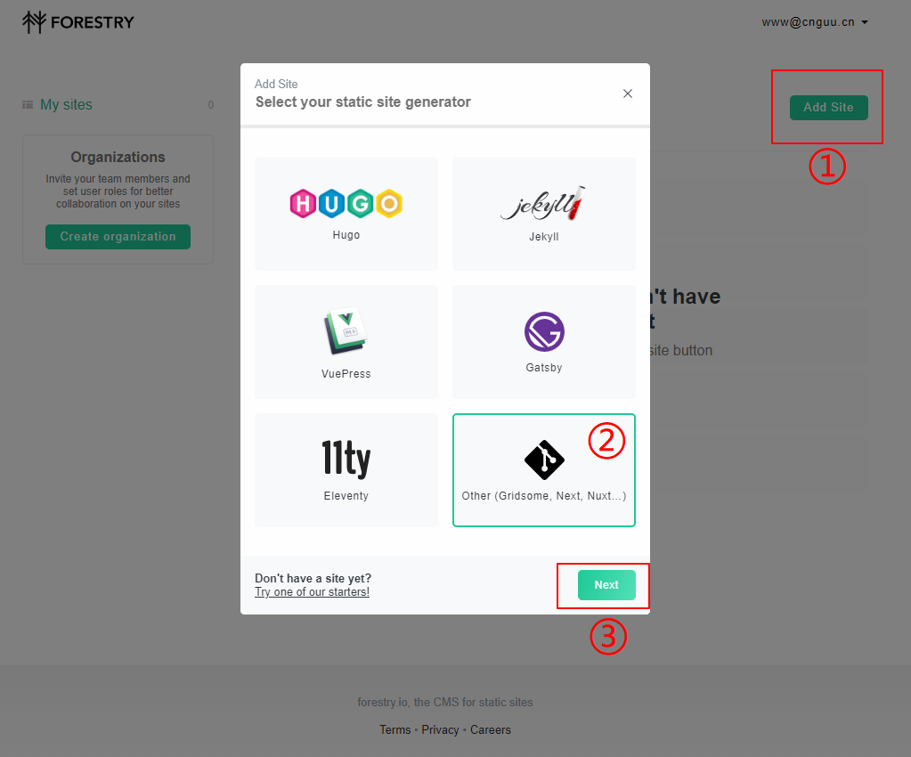使用Forestry管理基于GitHub的图床