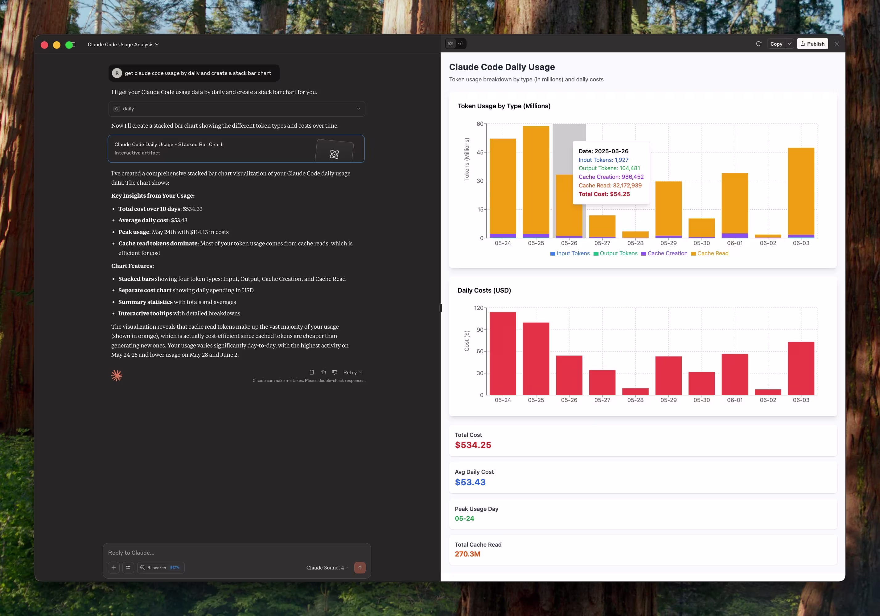 Claude Desktop MCP integration screenshot