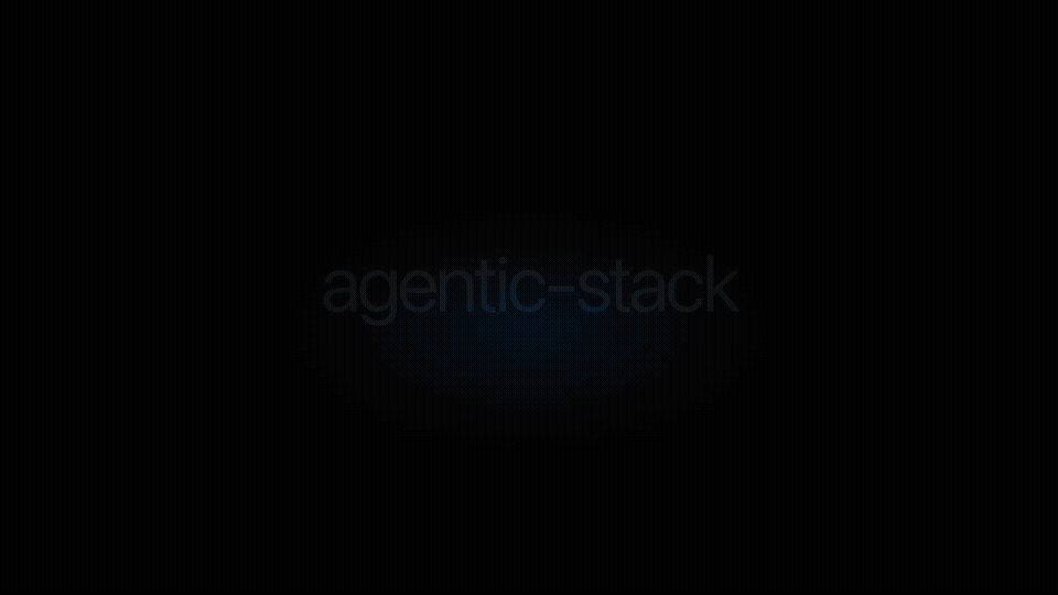 agentic-stack demo