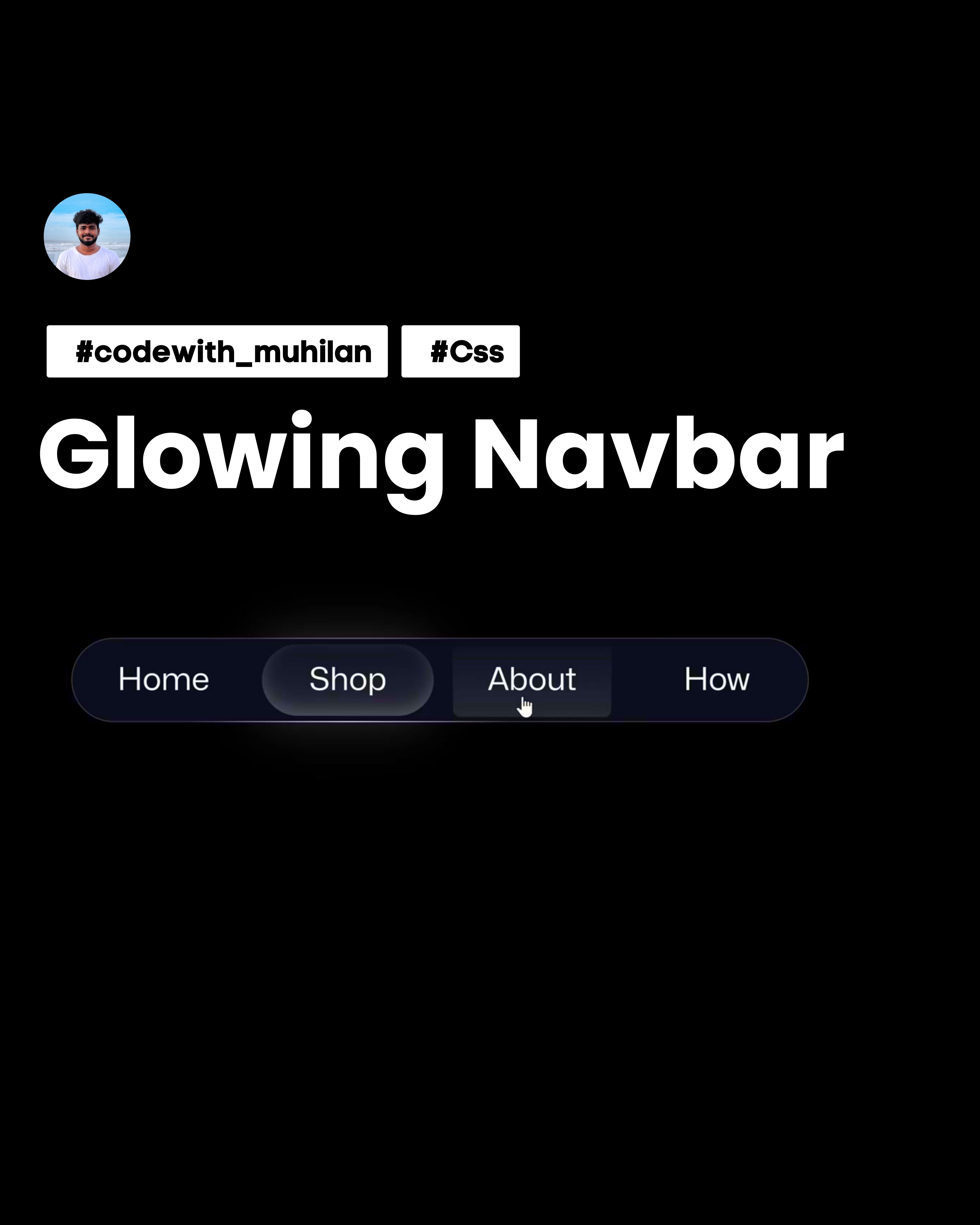 Snapshot of Glowing Navbar (Anime)