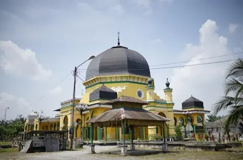 Foto sejarah Masjid Al-Osmani di Medan