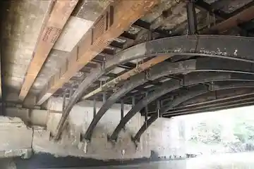 Foto sejarah Jembatan Kebajikan di Medan