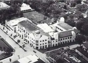 Foto sejarah Kantor Asuransi Jiwasraya dan Palang Merah Indonesia di Medan