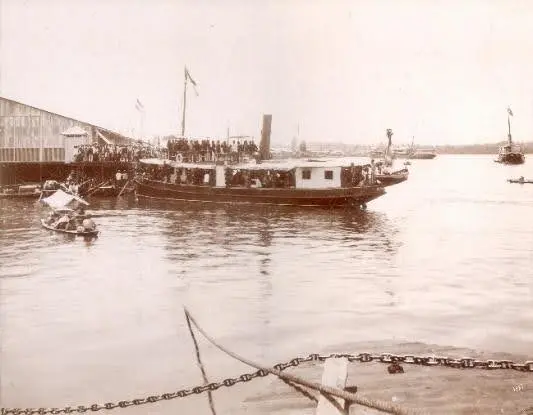 Foto sejarah Kawasan Belawan di Medan