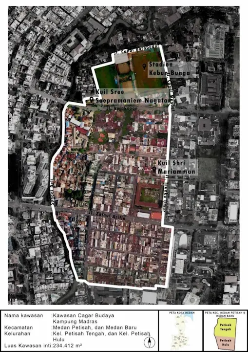 Foto sejarah Kawasan Kampung Madras di Medan