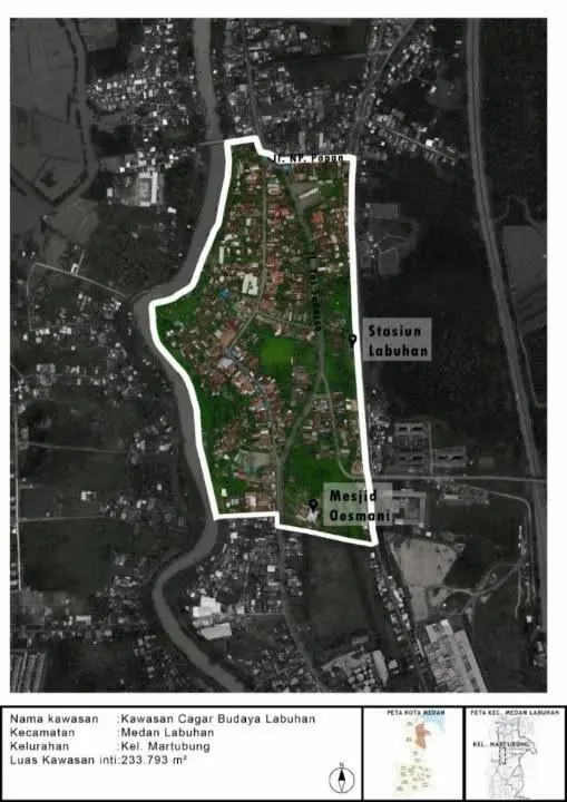 Foto sejarah Kawasan Kota Lama Labuhan Deli di Medan