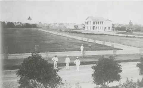 Foto sejarah Lapangan Merdeka di Medan
