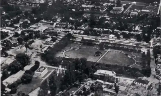 Foto sejarah Lapangan Merdeka di Medan