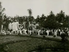 Foto sejarah Makam Tjong A Fie di Medan