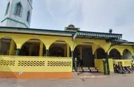 Foto sejarah Masjid Bengkok di Medan