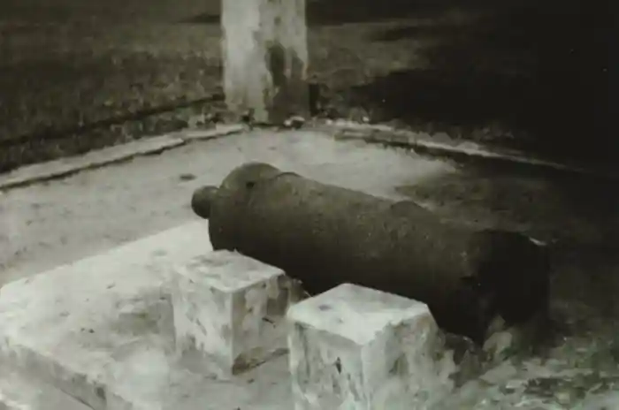 Foto sejarah Meriam Puntung di Medan