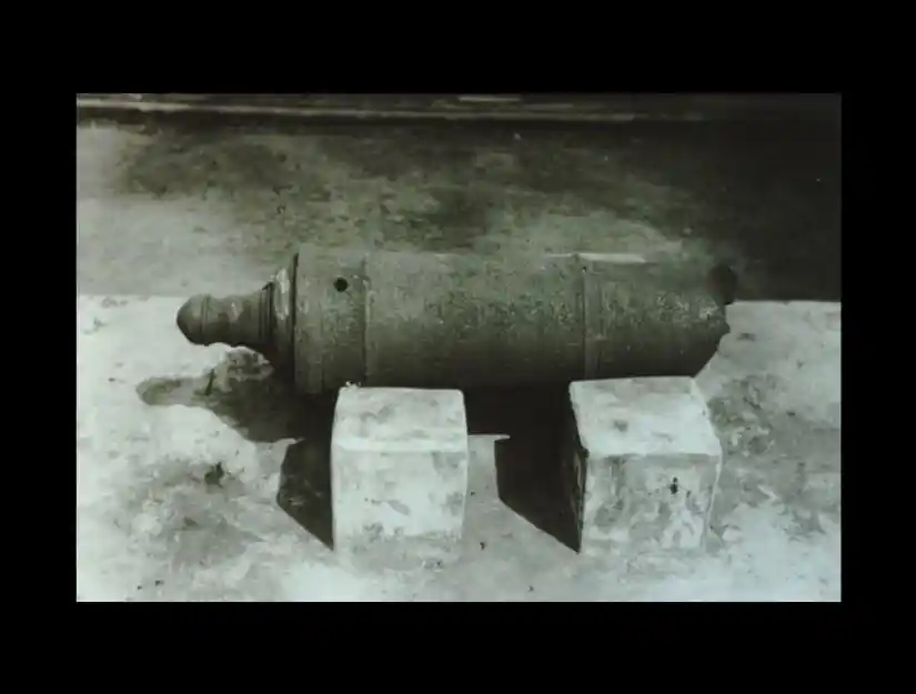 Foto sejarah Meriam Puntung di Medan