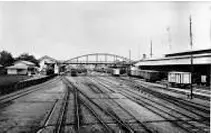Foto sejarah Stasiun Kereta Api Belawan di Medan