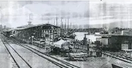 Foto sejarah Stasiun Kereta Api Belawan di Medan