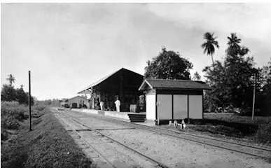 Foto sejarah Stasiun Kereta Api Labuhan di Medan