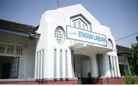 Foto sejarah Stasiun Kereta Api Labuhan di Medan