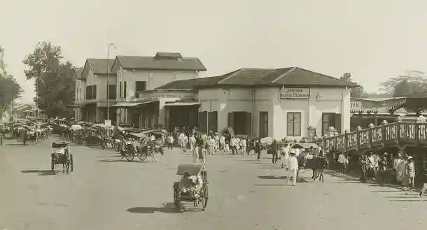 Foto sejarah Stasiun Kereta Api Medan di Medan