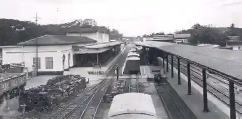 Foto sejarah Stasiun Kereta Api Medan di Medan
