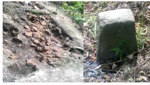 Foto sejarah Struktur Bata di Kota Cina di Medan