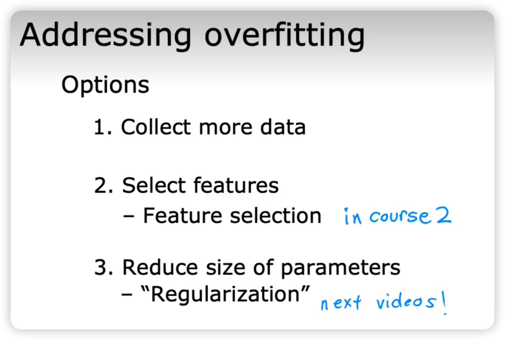 解决方法--过拟合
