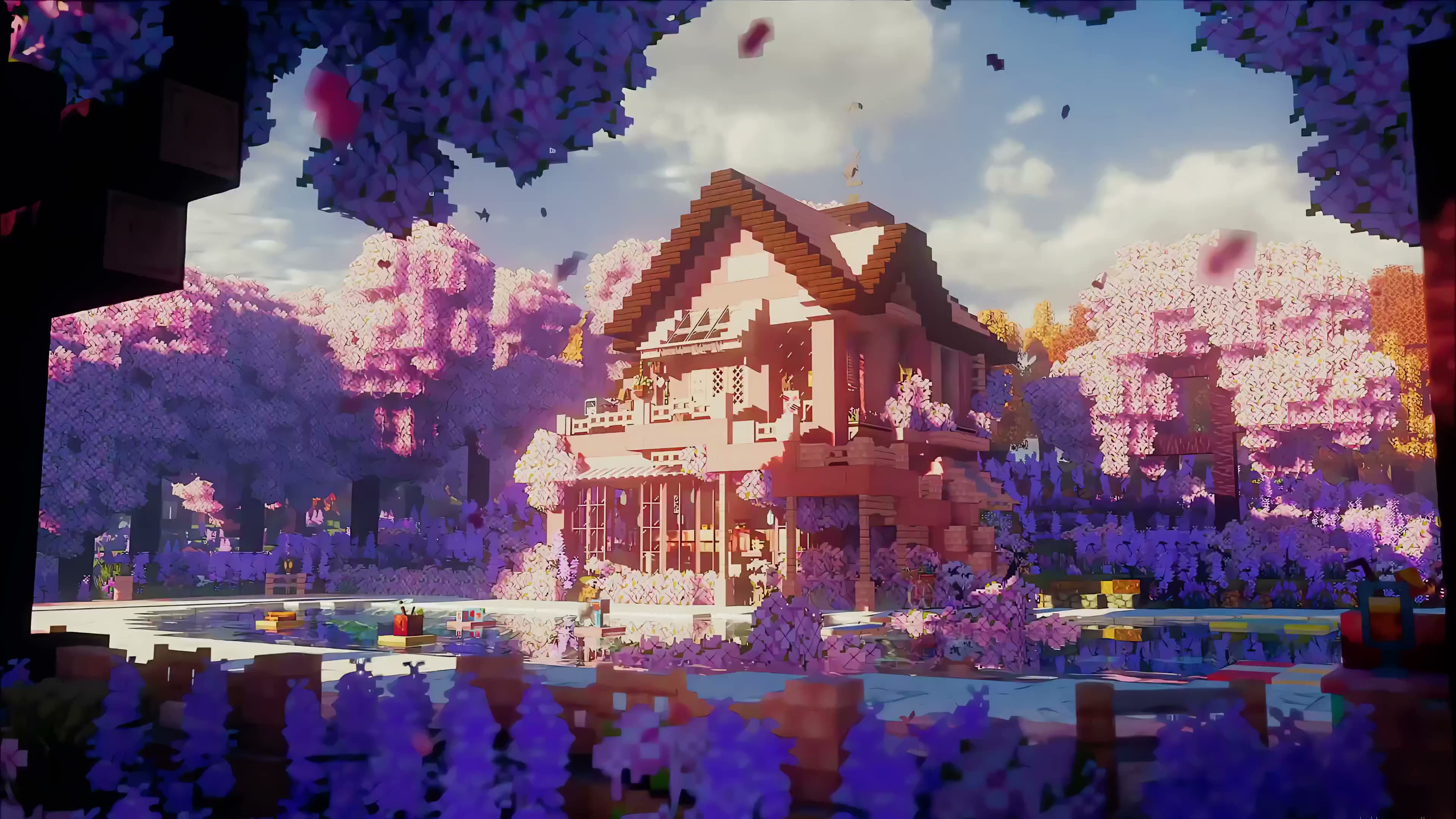 Cherry Blossom House Minecraft