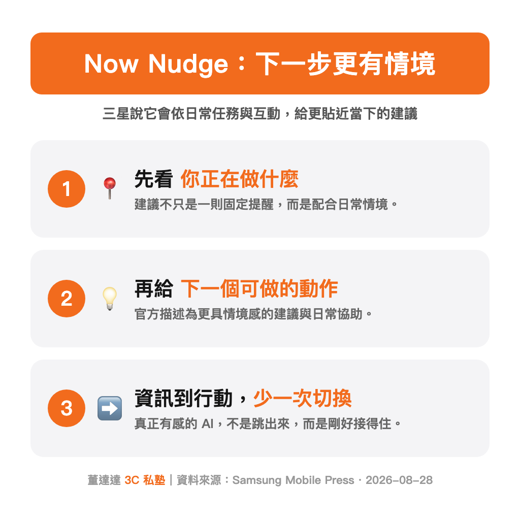 Now Nudge 功能重點