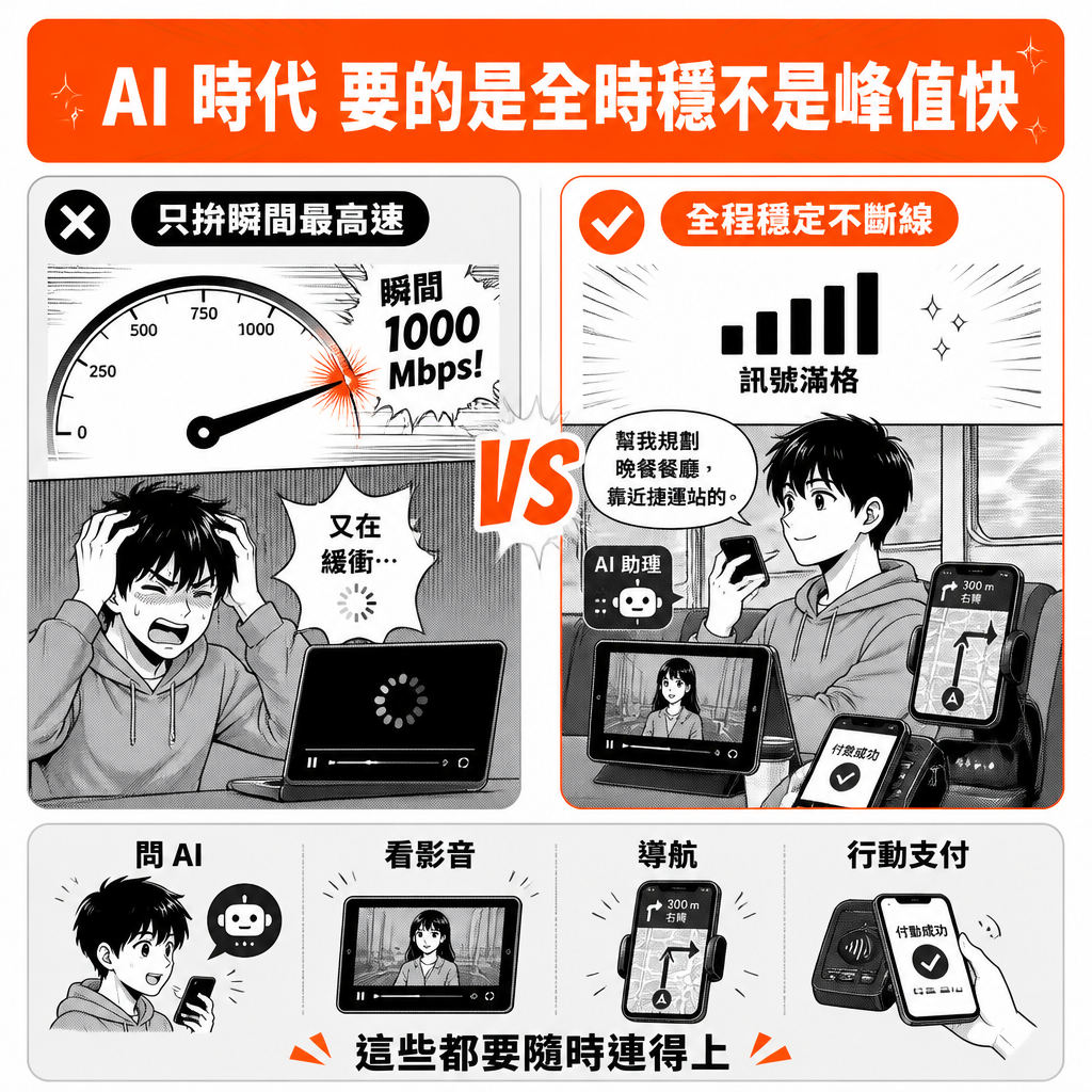 AI 時代要全時穩不是峰值快