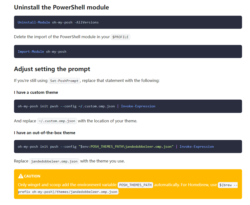 Web Design Updates My Ultimate Powershell Prompt With Oh My Posh And 8616