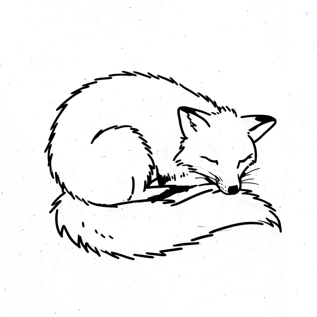 Running, a fox comes toward