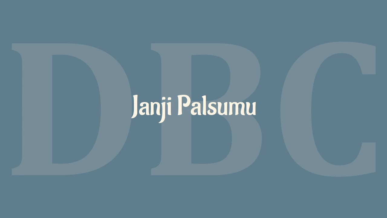 Kunci Gitar Janji Palsumu Ndx A K A